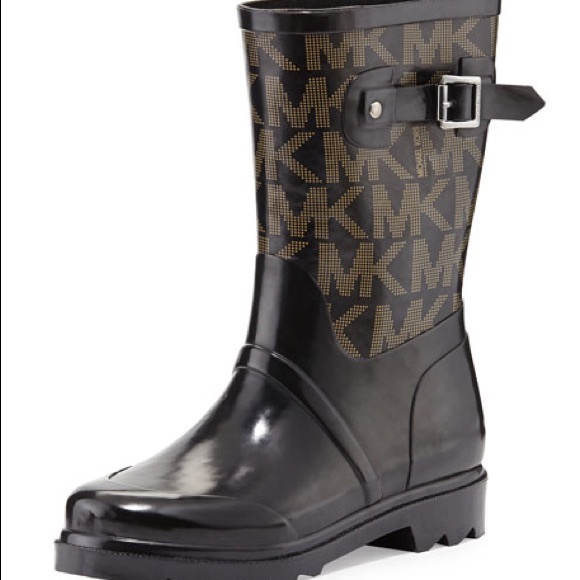Mk logo rain boots Clearance